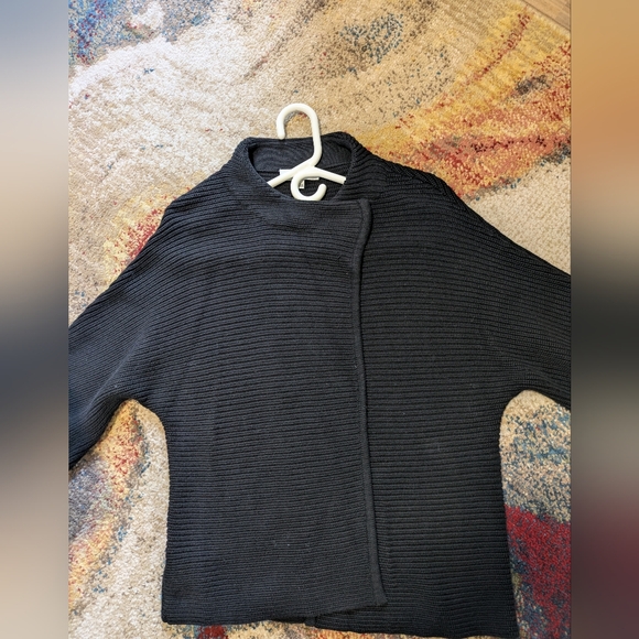 Classic black Jones New York snap sweater - Picture 6 of 8